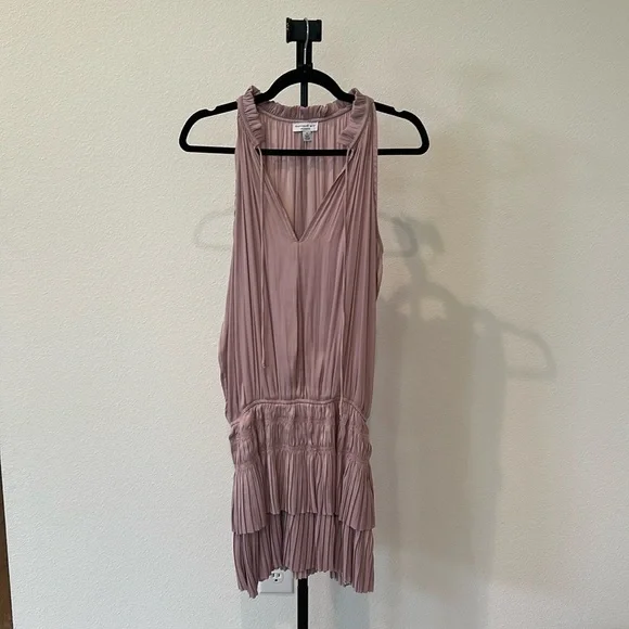 strapless open back dress Somebody Like Me Asymmetrical Midi Dress Pink Floral main image 0